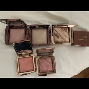 HOURGLASS POWDER / BLUSH LOT (UNUSED/LIGHTLY USED)
